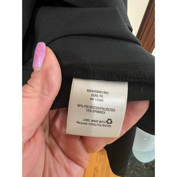 NWT Simply Emma Dual Layer Black Onyx Vest Size 2X - Picture 6 of 6